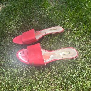 Louise et Cie Red Sandals Elegant Slide